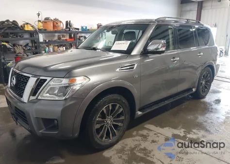 2017 Nissan Armada Platinum/Sl/Sv from USA, damaged, VIN JN8AY2NE3H9705352